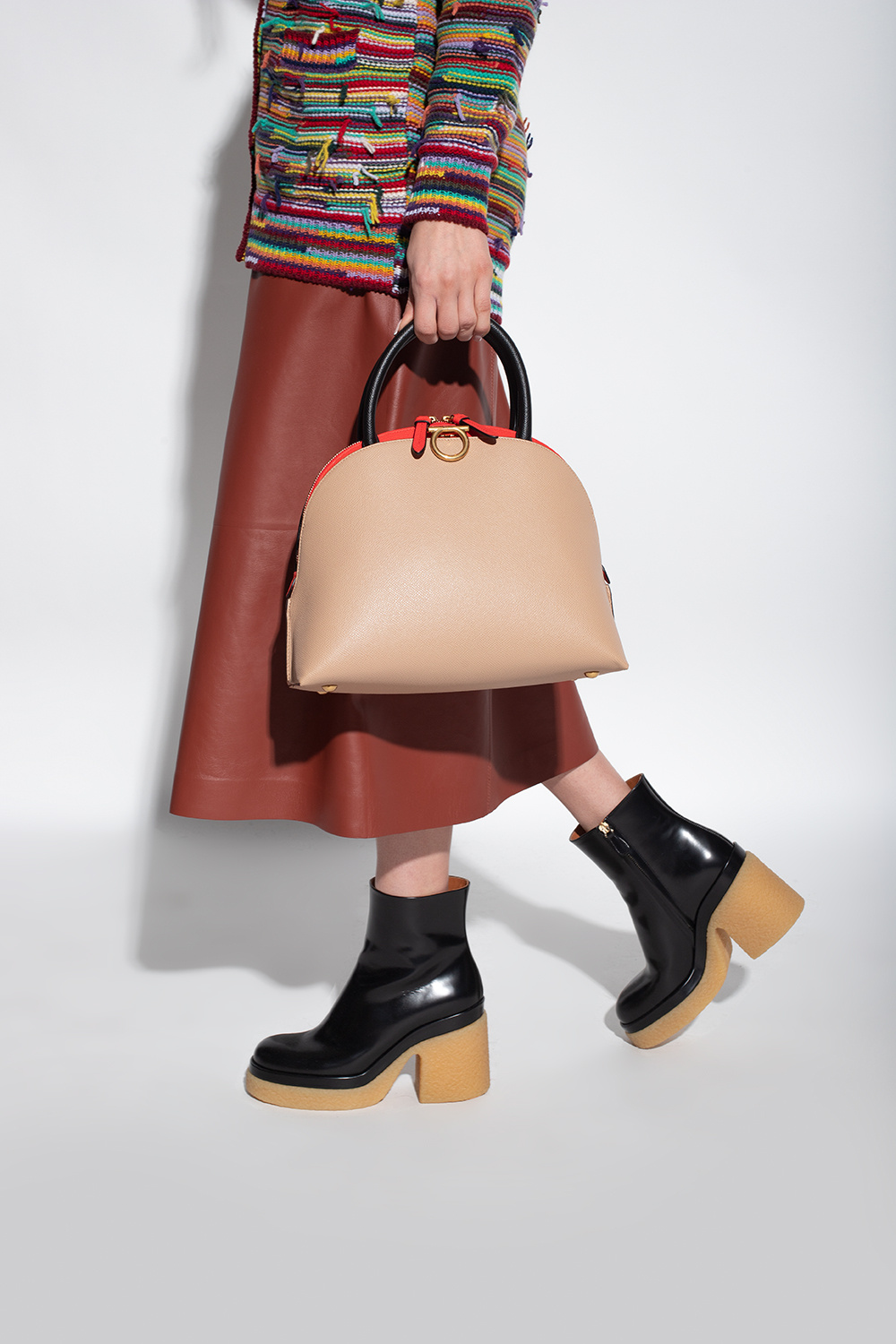 SALVATORE FERRAGAMO BUTY SPORTOWE Z LOGO